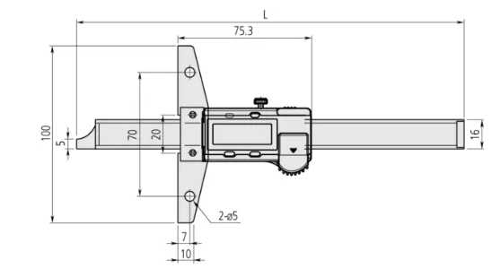 mitutoyo dial caliper parts diagram