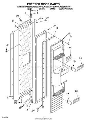 parts diagram for kitchenaid refrigerator