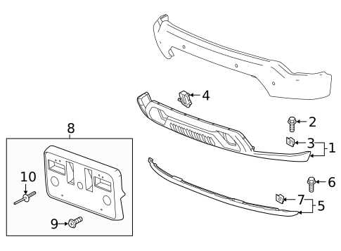 gmc front end parts diagram