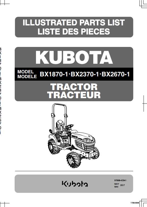 kubota bx23s backhoe parts diagram