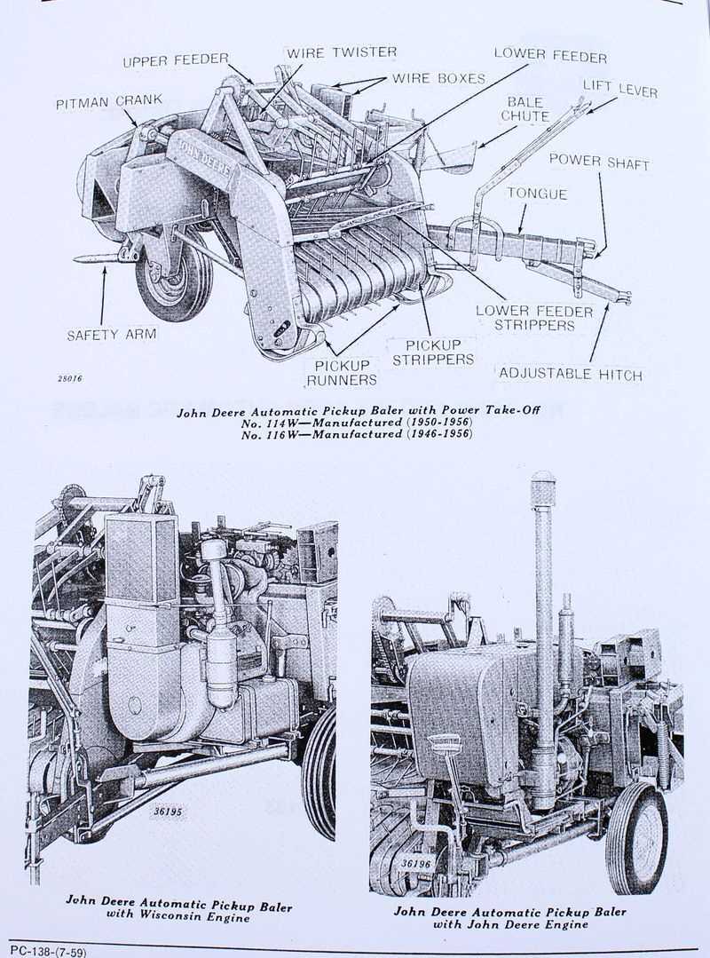 john deere 116 parts diagram