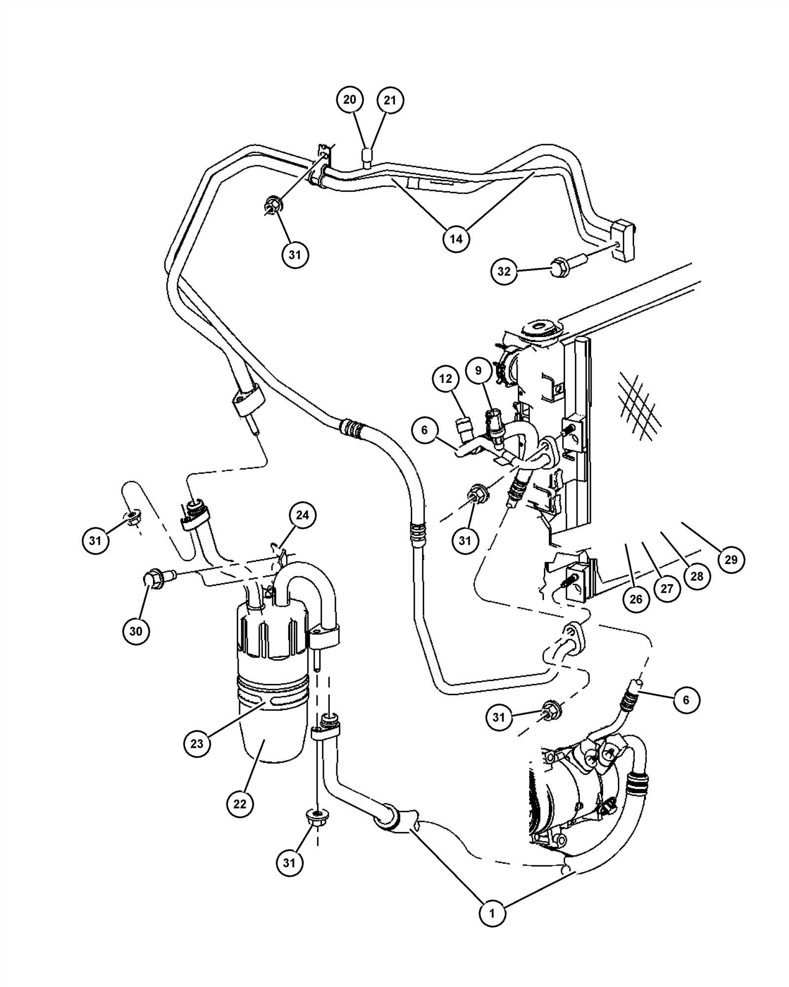 2007 jeep compass parts diagram