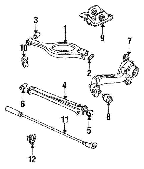 bmw rear suspension parts diagram