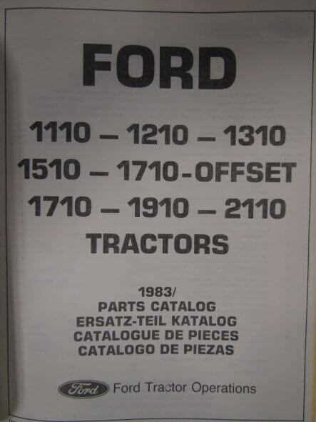 ford 1210 parts diagram